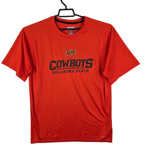 Mens Section 101 Majestic Oklahoma State Cowboys Orange T Shirt Short Sleeve XL - Picture 1 of 8